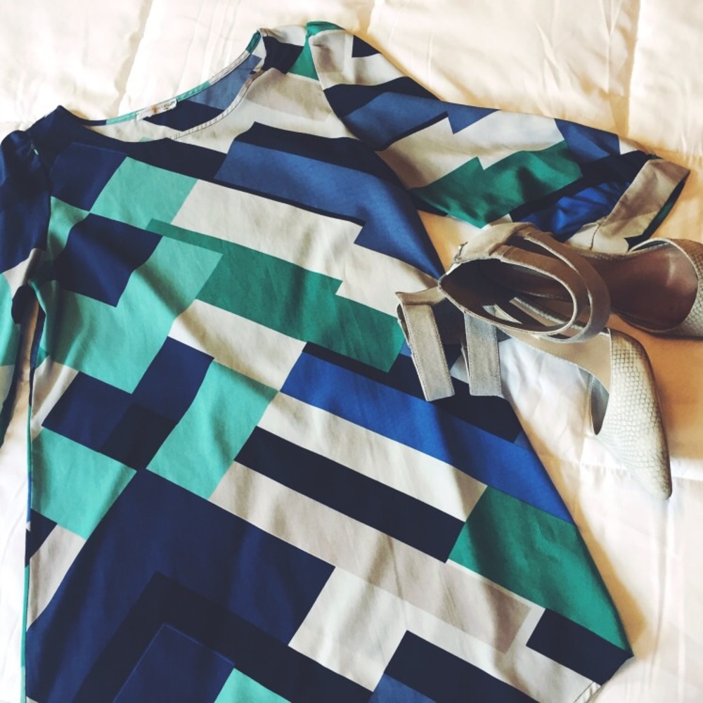 🦄Geometric Tunic Dress